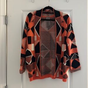 Moon Collection Geometric Oversized Sweater